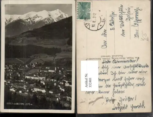 352401,Leoben Totale m. Reiting Bergkulisse pub Max Mayer 384