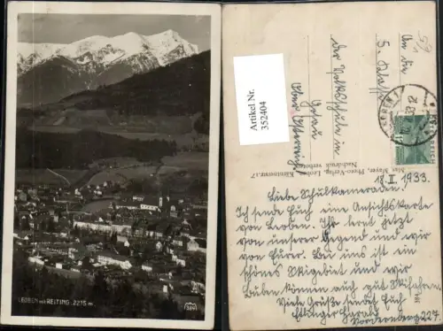 352404,Leoben Totale m. Reiting Bergkulisse pub Max Mayer 384