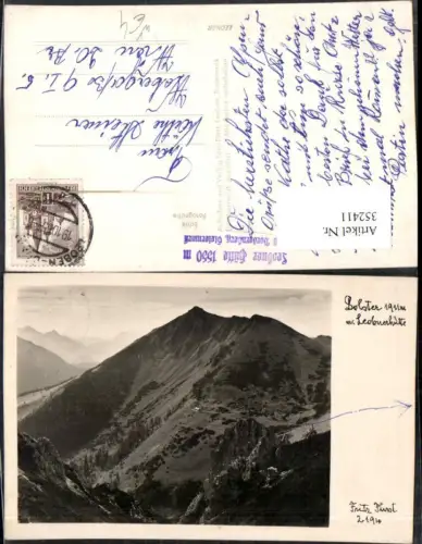 352411,Polster m. Leobnerhütte b. Vordernberg Bergkulisse pub Firtz Fürst 2194