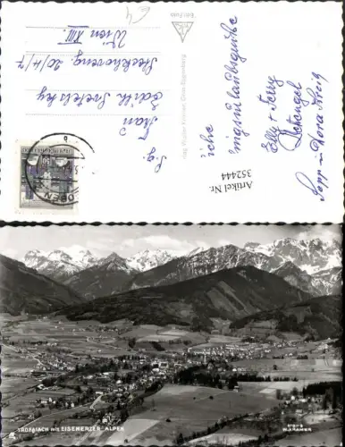 352444,Trofaiach Totale m. Eisenerzer Alpen Bergkulisse