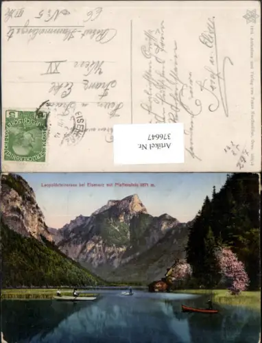 376647,Leopoldsteinersee See b. Eisenerz m. Pfaffenstein Bergkulisse