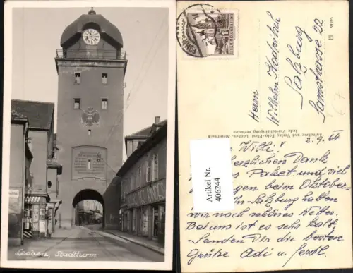 406244,Leoben Stadtturm Turm Straßenansicht pub Foto Fürst