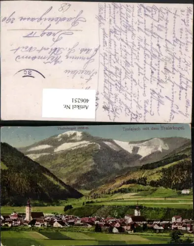 406251,Trofaiach Totale m. Thalerkogel Bergkulisse