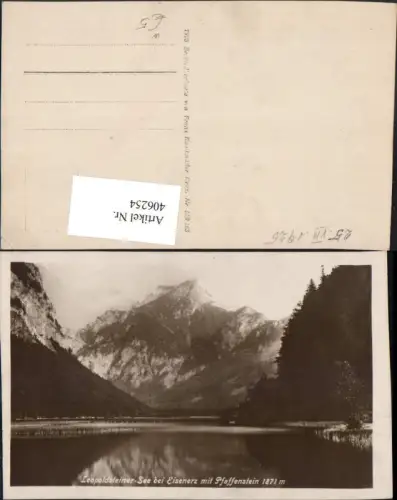 406254,Leopoldsteinersee See b. Eisenerz m. Pfaffenstein Bergkulisse