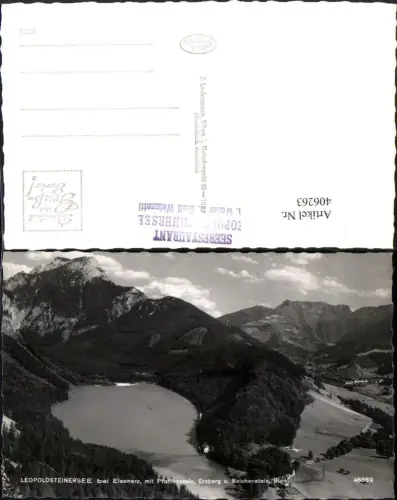 406263,Leopoldsteinersee See b. Eisenerz m. Pfaffenstein Erzberg Bergkulisse