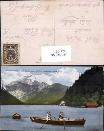 425177,Leopoldsteinersee b. Eisenerz Pfaffenstein Ruderboot Boot