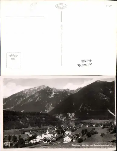 448246,Gesäuse Hieflau Totale m. Tamischbachturm Bergkulisse