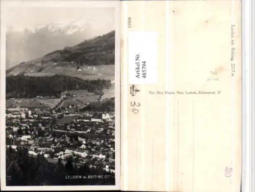485794,Leoben Totale m. Reiting Bergkulisse pub Max Mayer 13
