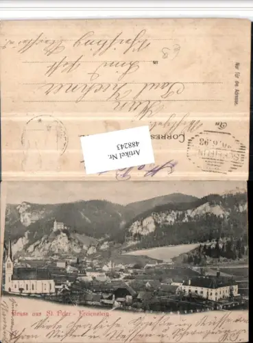 488243,Gruß aus St. Peter Freienstein Totale Kirche