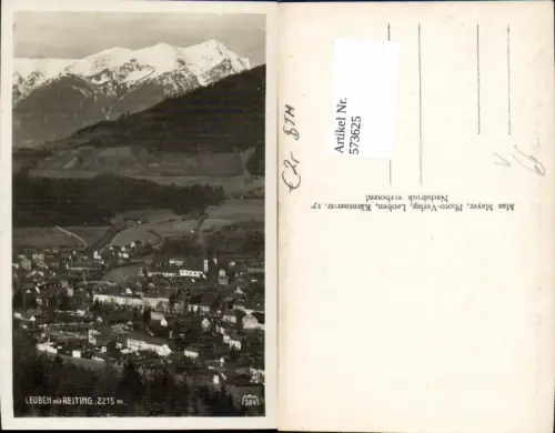573625,Leoben m. Reiting Ansicht pub Max Mayer 384