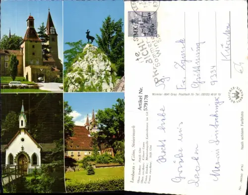 579178,Mehrbild Ak Leoben Göss Stift Gösser Gams Marienkapelle Kaltenbrunn