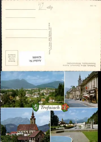 624496,Mehrbild Ak Trofaiach Ansichten
