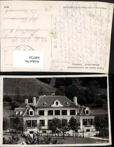 649724,Foto Ak Kalwang Kallwang Landwirtschaft Krankenkasse Spital