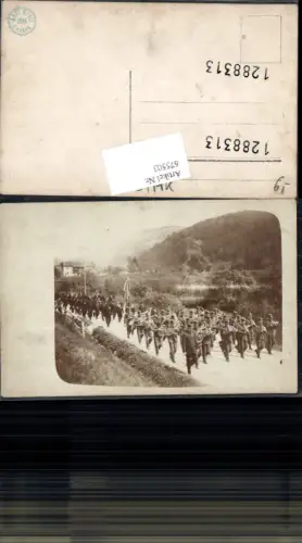 675503,seltene Foto-AK Karl Krall Leoben 1909 Militärparade