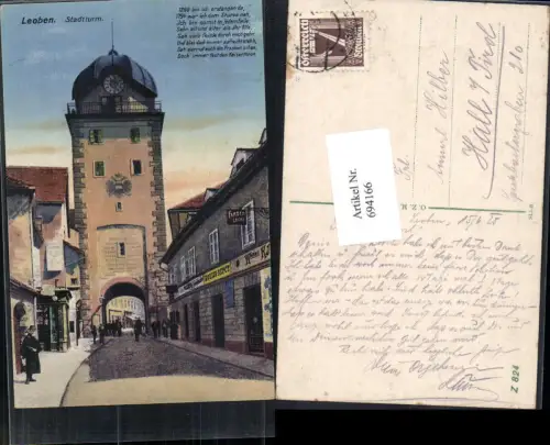 694166 Leoben Partie am Stadtturm