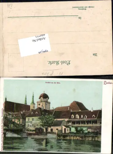 694223 Leoben Parthie an der Mur pub Carl Krall
