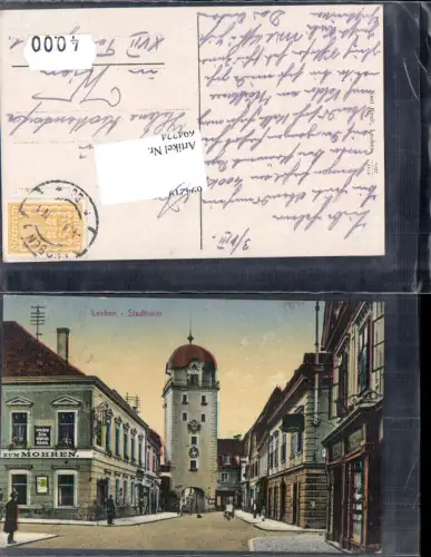 694224 Leoben Stadtturm pub Karl Krall 1922/1114