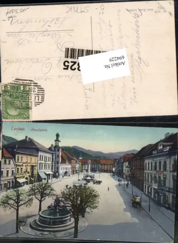 694229 Leoben Hauptplatz pub Karl Krall 15-1075/1915