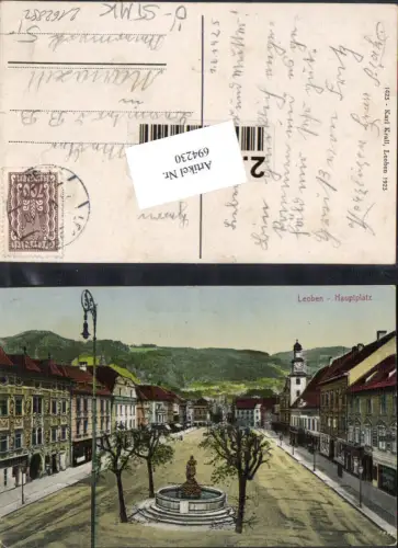 694230 Leoben Hauptplatz pub Karl Krall 1423