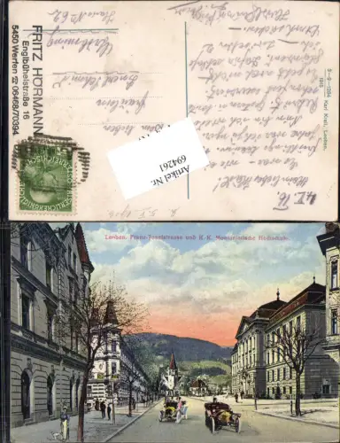 694261 Leoben Franz Josefstrasse K.K. Montanistische Hochschule Bergbau
