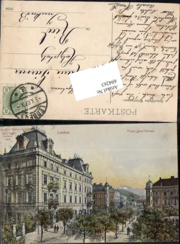 694263 Leoben Franz Josef Straße pub Carl Krall 487