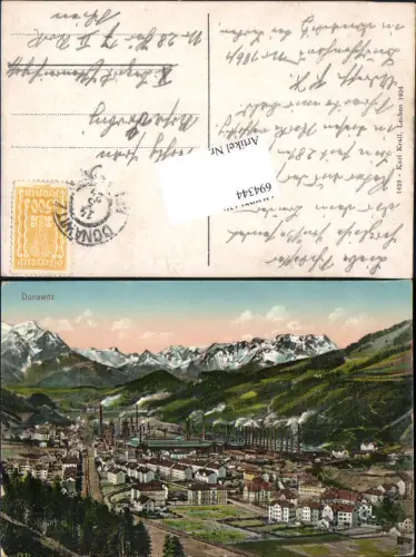 694344 Donawitz bei Leoben Göss Stahlwerk pub Karl Krall 1459