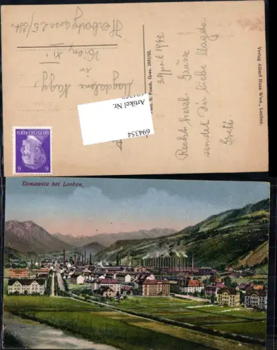 694354 Donawitz bei Leoben Göss Stahlwerk