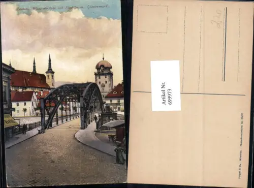 699973 Leoben Stadtturm Brücke Waasen pub Purger e Co. 8562