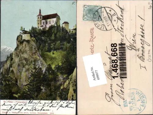 699977 St. Peter Freyenstein Freienstein bei Leoben pub Carl Krall