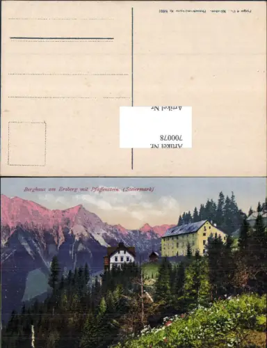700078 Eisenerz Bergbau Erzberg Berghaus pub Purger e Co. 8601