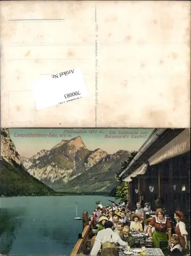 700083 Eisenerz Bergbau Leopoldsteinersee Reisenzeins Gasthaus