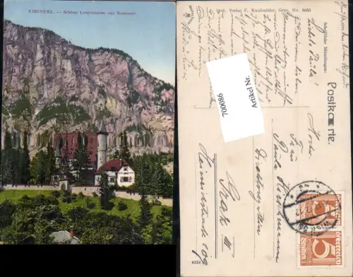 700086 Schloss Leopoldstein bei Eisenerz Bergbau Erzberg