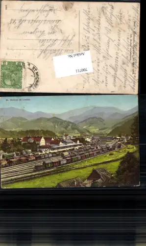 700711 St. Michael ob Leoben Bahnhof 1912 pub Kleinmayr 696/2