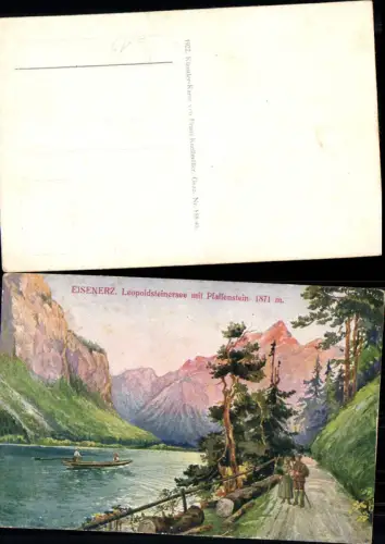 701164 Künstler AK Leopoldsteinersee bei Eisenerz Pfaffenstein