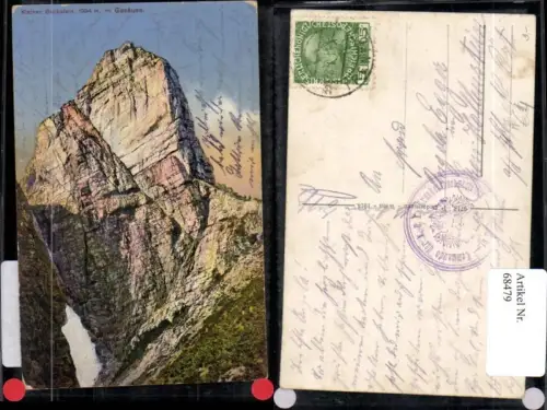 68479,Kleiner Buchstein im Gesäuse Feldpost Photochromie 1914
