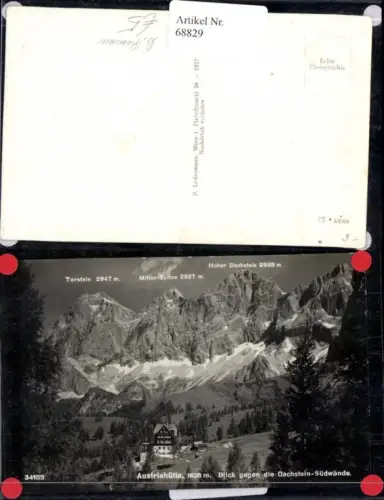 68829,Austriahütte Blick Dachstein Südwände Ramsau Schladming