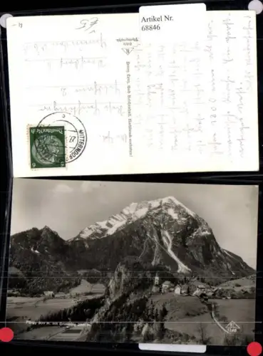 68846,Pürgg mit Grimming Ortsansicht Kirche