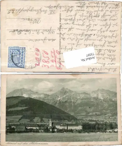 73597,Admont m. Hallermauern Totale 1922