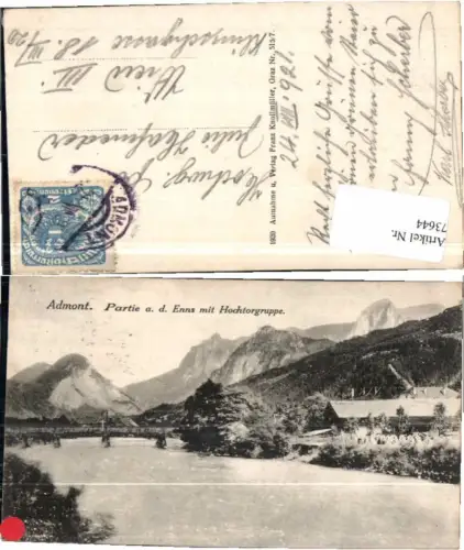 73644,Admont Partie a.d. Enns Gesäuse Bauernhof 1920