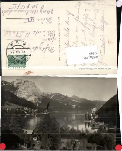 73660,Fotokarte Grundlsee v. Heim 1931 RAR