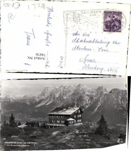 74870,Krummholzhütte b. Haus im Ennstal Cosy 3606