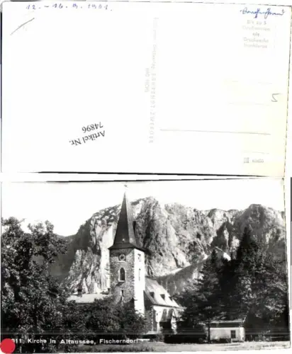 74896,Kirche in Altaussee Aussee Fischerndorf