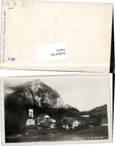 74976,Pürgg im Ennstal Grimming 1930