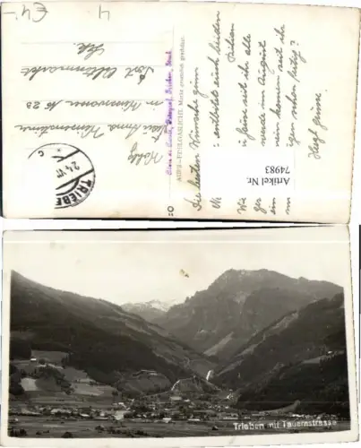 74983,Trieben m. Tauernstrasse 1940
