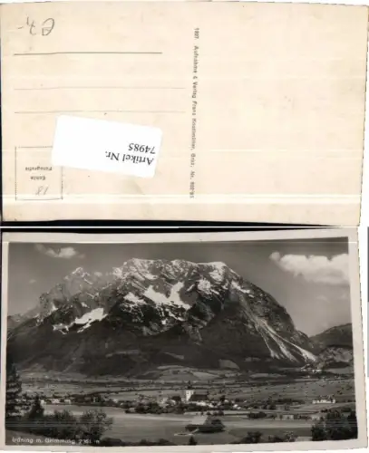 74985,Irdning im Ennstal Grimming 1927