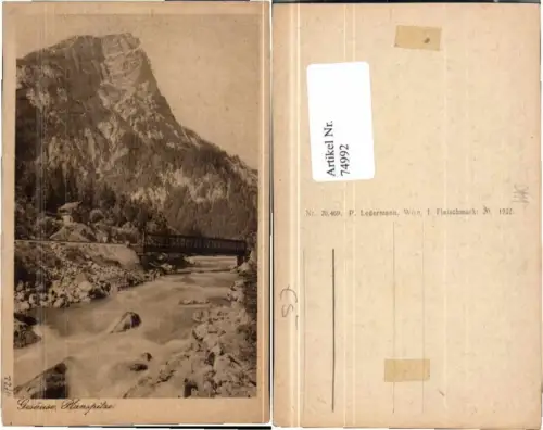 74992,Gesäuse Planspitze Johnsbach 1932