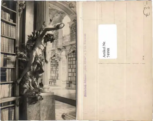 74998,Admont Gesäuse Bibliothek 1900