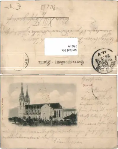 75019,Admont Stiftskirche Partie 1900