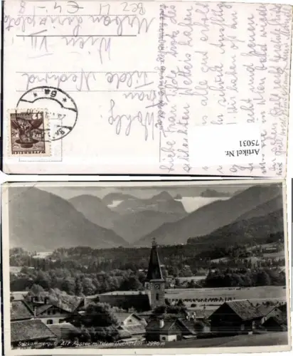 75031,Alt Aussee m. Dachstein Totale pub Brandt 4630