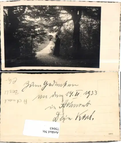 75043,RARE FotoAK Admont Gesäuse Pater im Stiftsgarten 1933